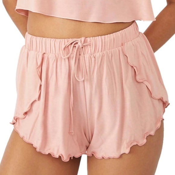 NWT Free People Intimately The Essential Shorts Strawberry Pink - Picture 1 of 7